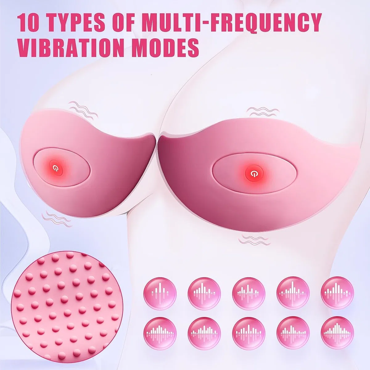 Giocattoli per Capezzoli - Massaggiatore per Seno - Vibratori Succhiatori - Sex Toys per Donne