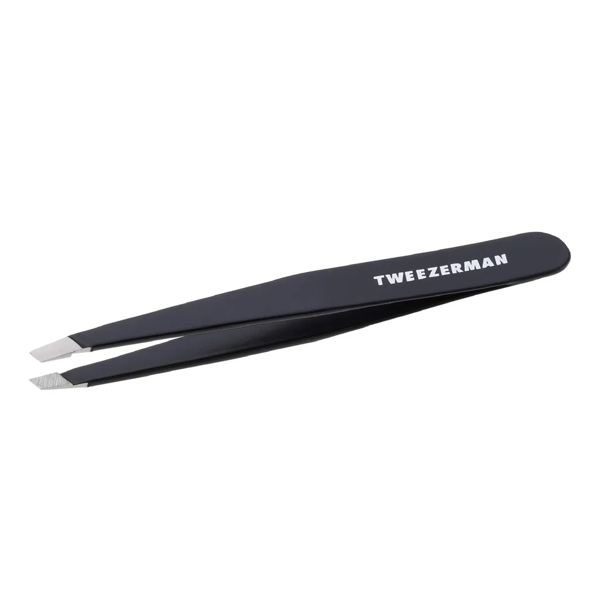 Tweezerman Studio Collection Gear Pinzette con Punta Inclinata in Acciaio Inox