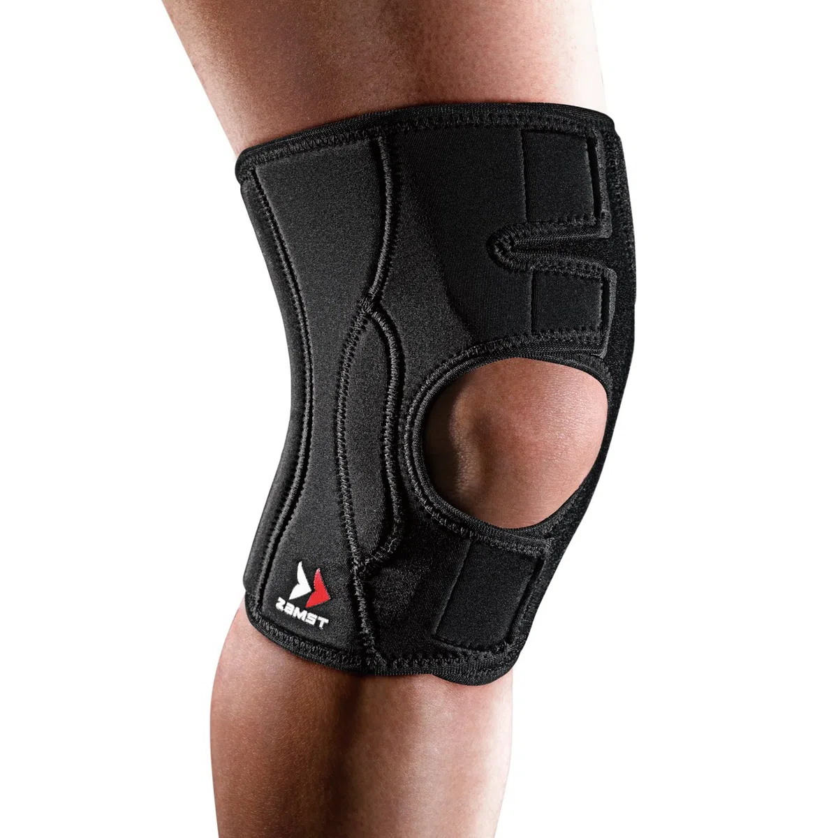 Zamst EK-3 Knee - Ginocchiera Regolabile per Supporto del ginocchio e dei Legamenti - Tutore ginocchio a compressione, confortevole e traspirante - Ideale per camminata trekking e corsa (M)