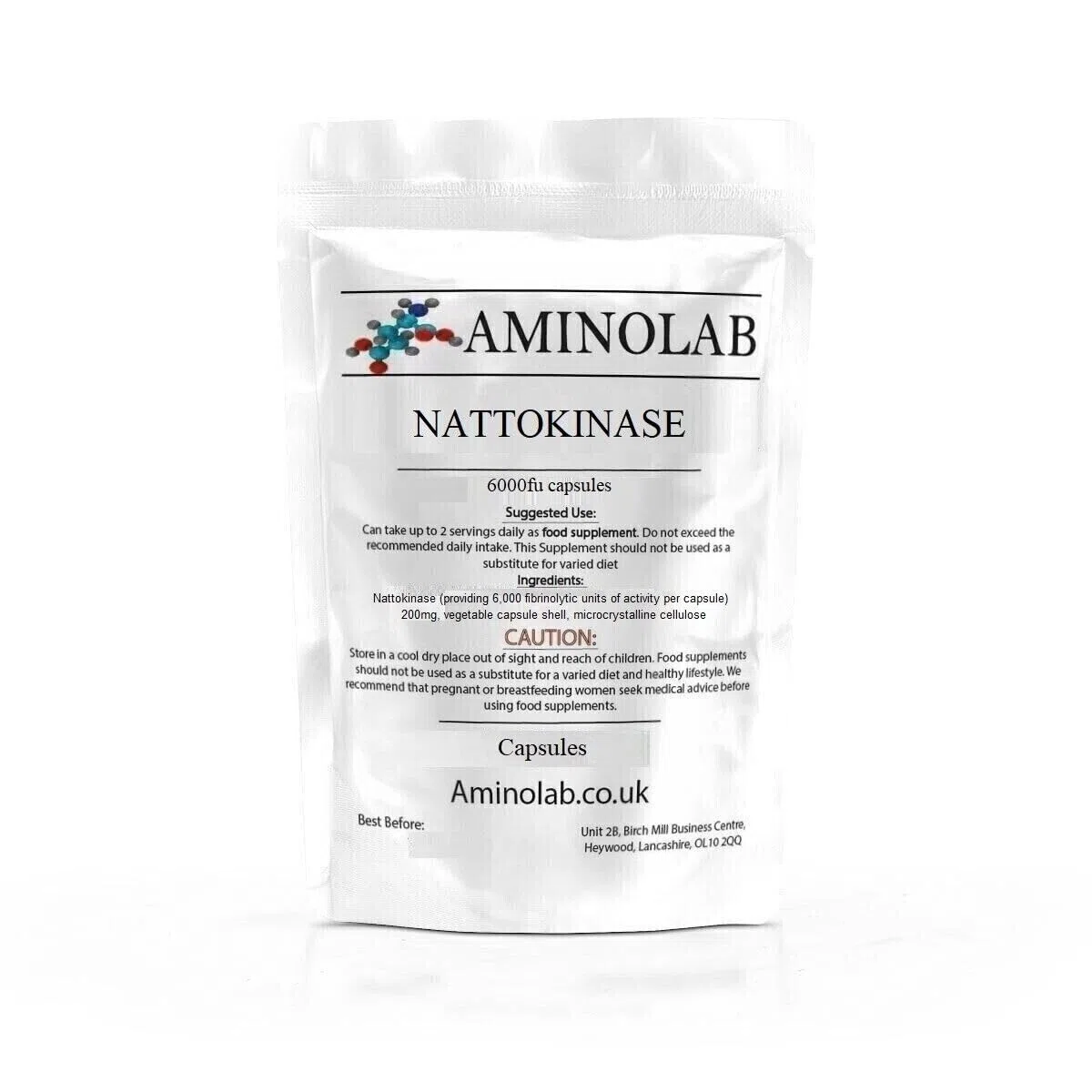 Aminolab - NATTOKINASE 6000fu 365 Capsule
