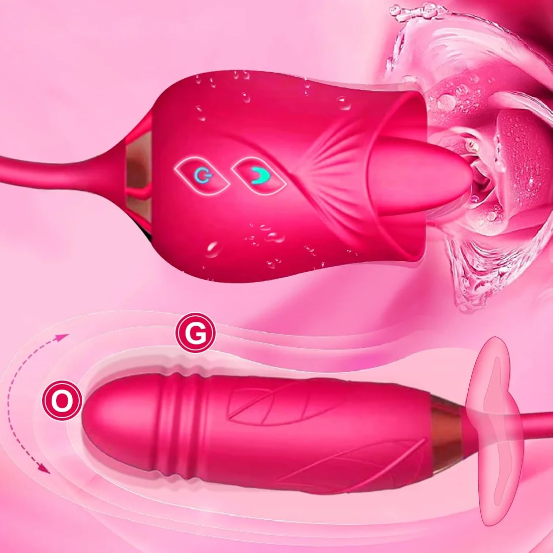 Vibratoreper Donna Professionale Clotoride Sexytoysys Coppia Dildo Vibratoriper Donne Realistico Vibratori Succhia Clitoride Vibratore Uomo Ovetto Vibrante con Telecomando Sex Toys 10 Modalità, W22