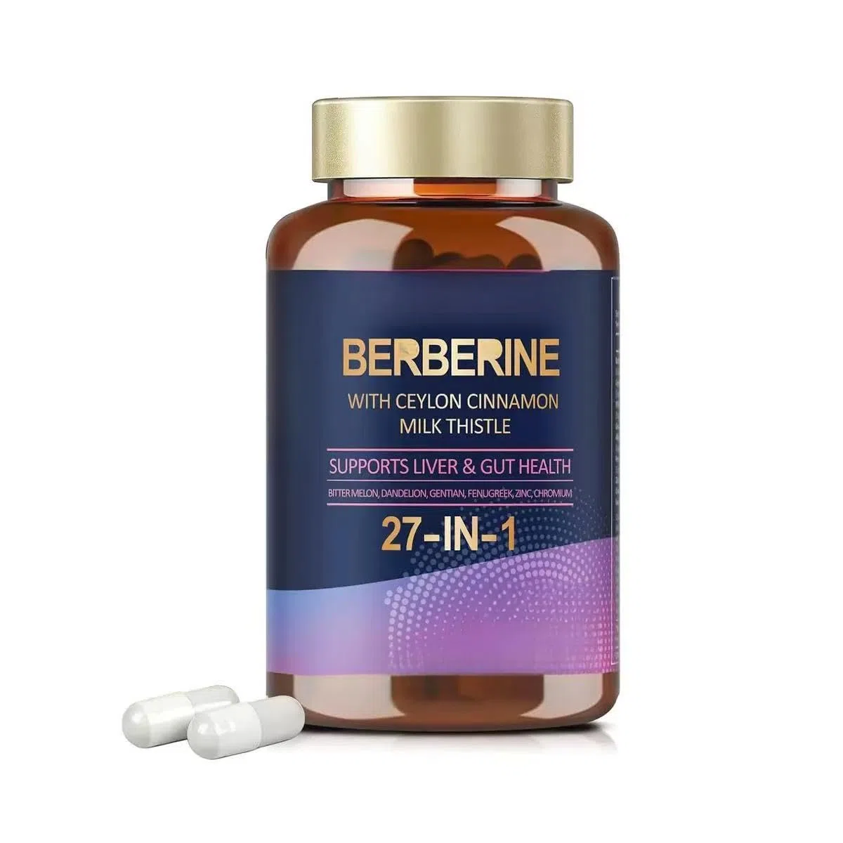 Berberina, favorisce la salute del fegato e dell'intestino, rafforza il sistema immunitario e aiuta a ottenere un fisico migliore, adatta sia per gli uomini che per le donne | berberina con cannella d
