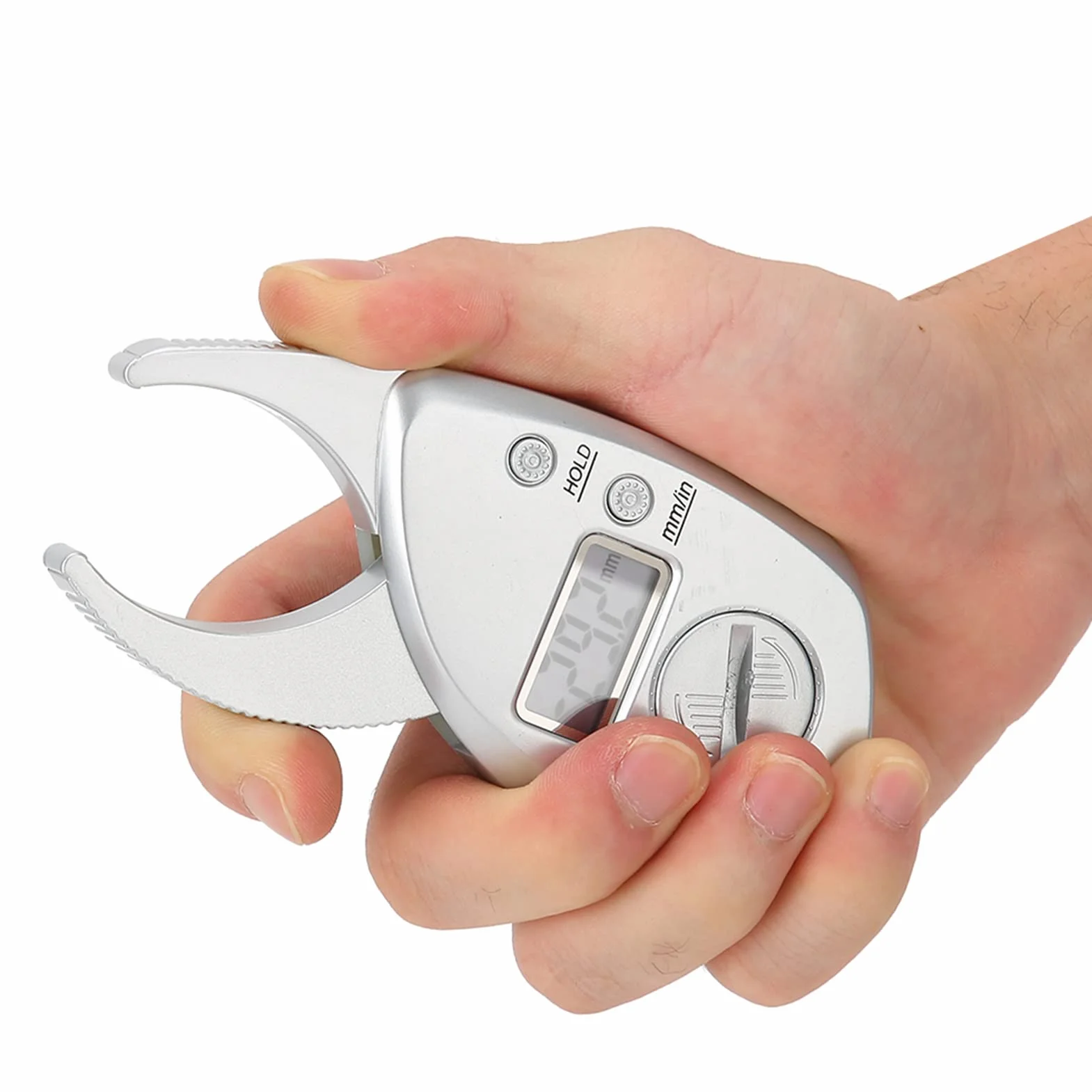 Tyenaza Portable di Grasso Pinza Tester, Misuratore Digitale per Misurazione del Grasso Corporeo, Display LCD e Alimentato a Batteria per Uomini e Donne