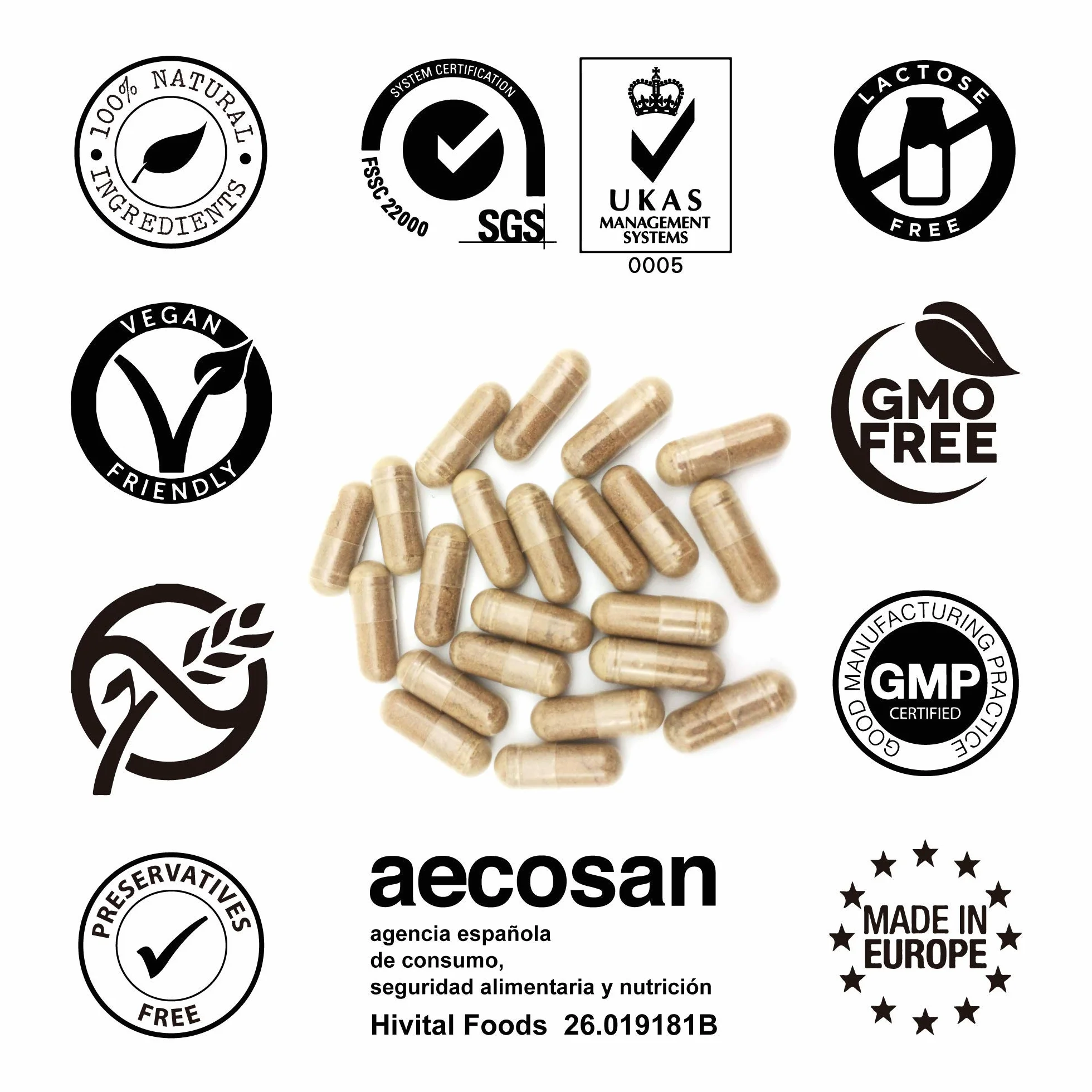 Ashwagandha 9000 mg. 180 capsule vegane per 6 mesi di trattamento. Estratto Naturale di Withania Somnifera con il 10% di Withanolidi. Estratto di massimo assorbimento. Ginseng Indiano. Da HIVITAL