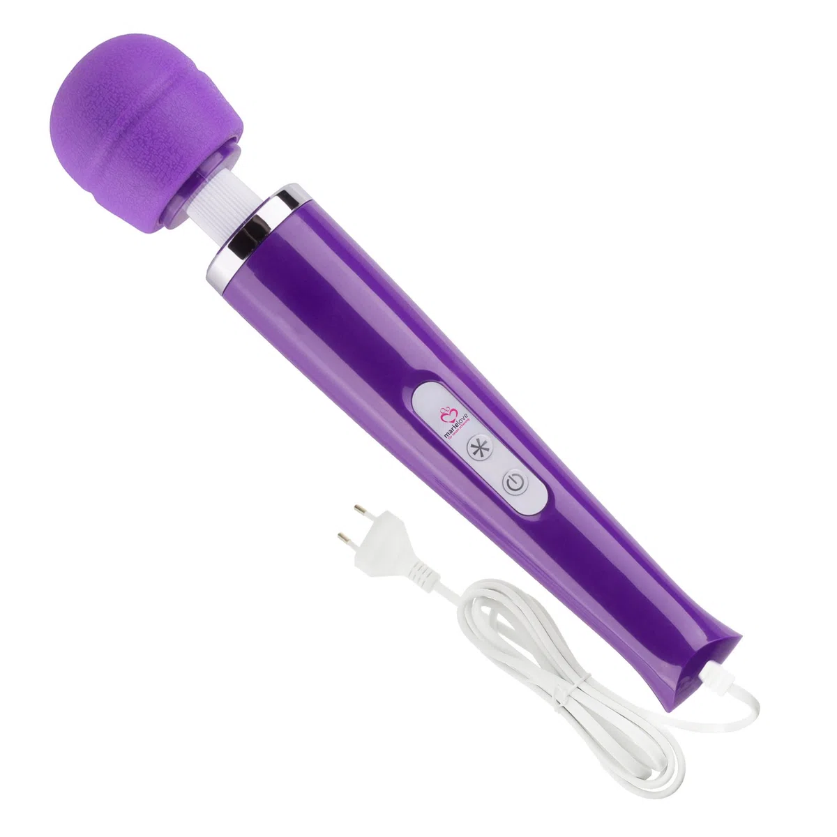 Massaggiatore intimo 2.0 Magic Wand di marielove, 20 ritmi e 10 intensità, massaggiatore potente, silenzioso, alimentazione a rete