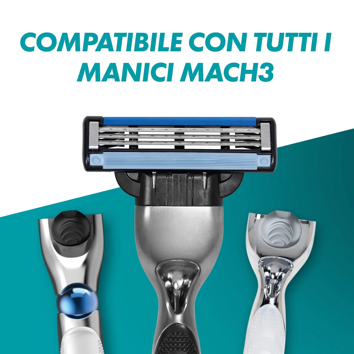 Gillette Mach3 LAMETTE DA BARBA e CREMA BARBA UOMO, 14 RICAMBI (da 3 Lame), Microaletta Protettiva, Ottimo Scorrimento con STRISCIA LUBRIFICANTE, Fino a 15 RASATURE con 1 LAMETTA