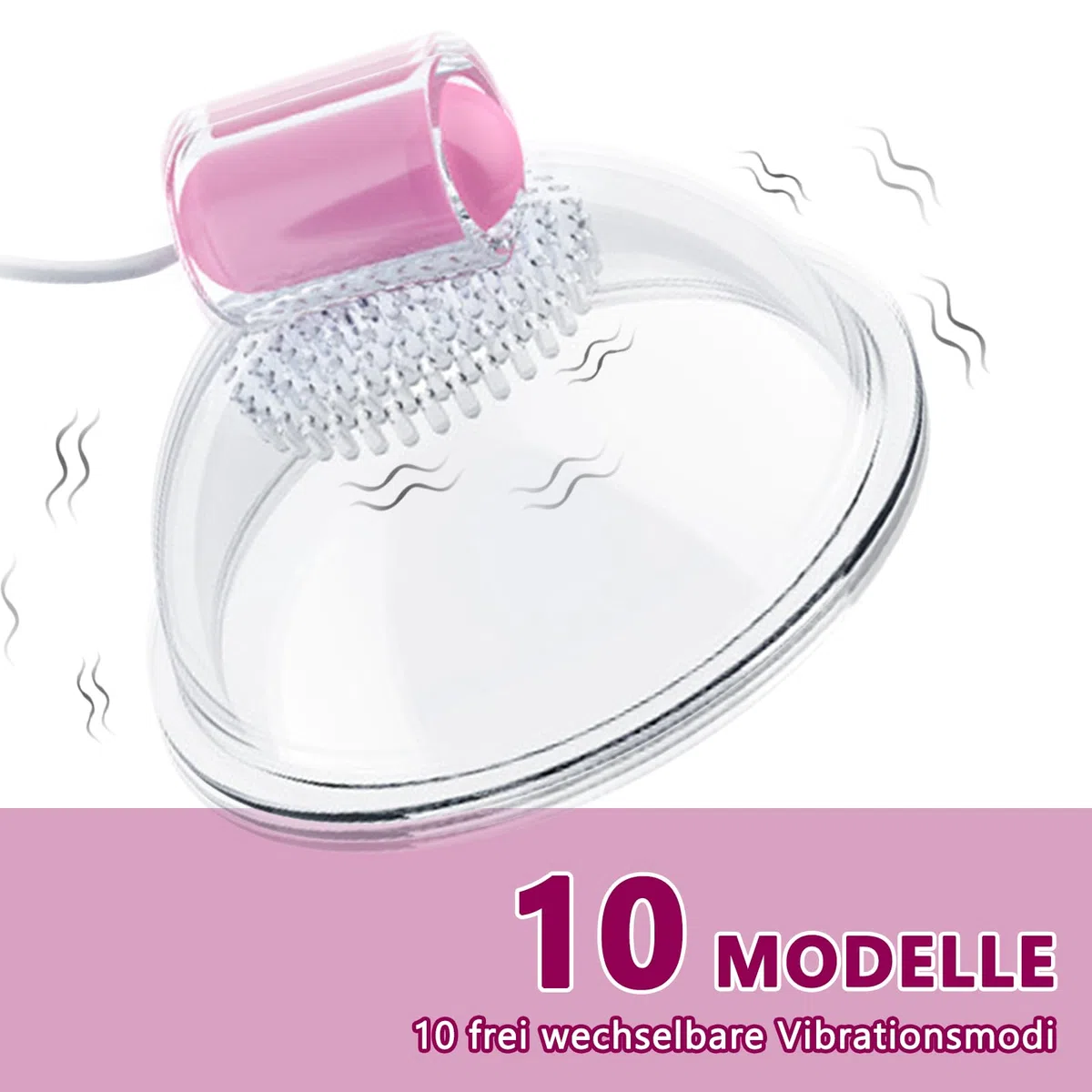 BDSMYEE Vibratore per capezzoli con succhiatore per clitoride per donne, vibratore con 10 modalità, stimolatore per capezzoli, giocattolo sessuale SM per coppie estreme, giocattolo sessuale