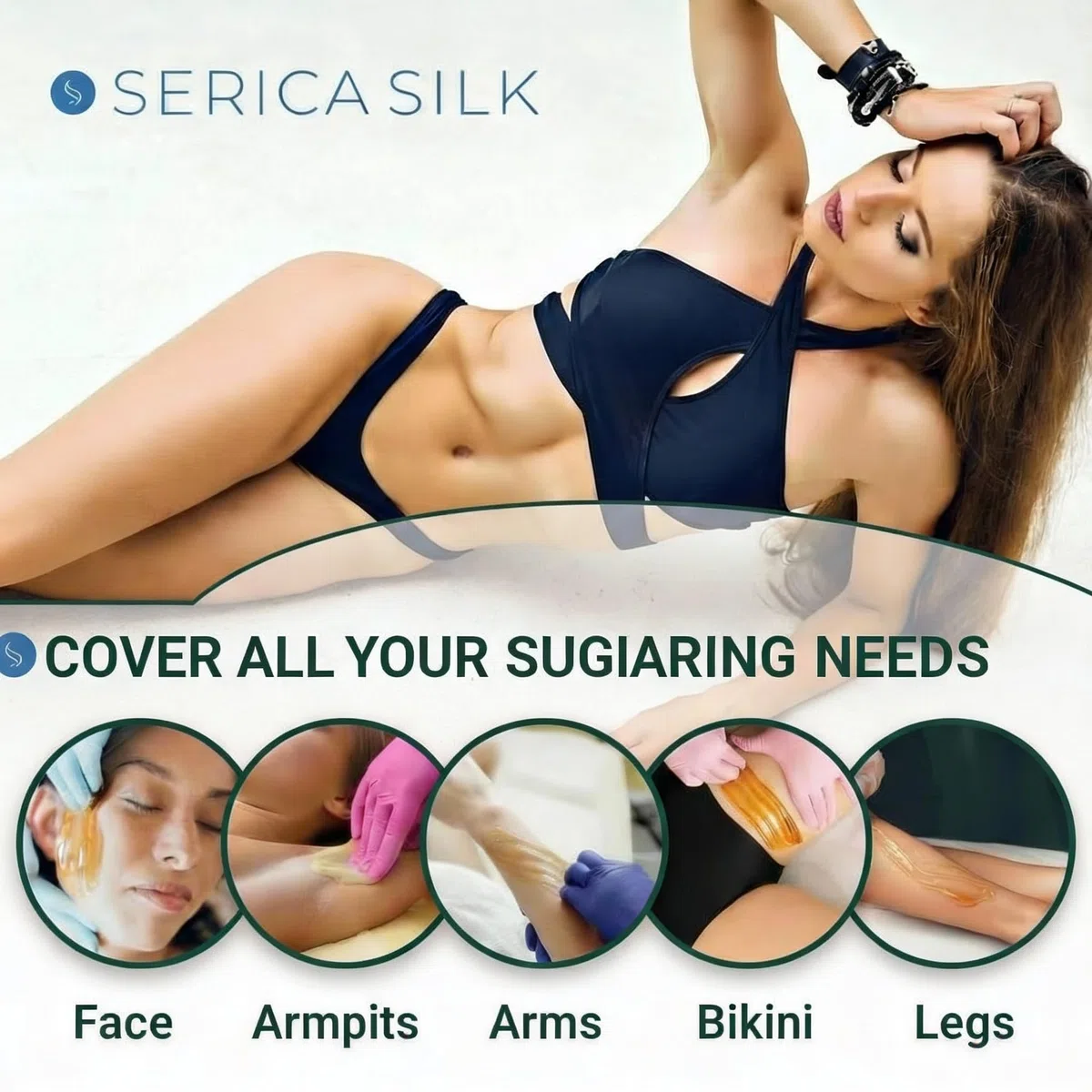 Sugaring Pasta Depilazione Cera 500 g – Densità media, cera di zucchero per corpo, brasiliano/bikini e gambe, per principianti e professionisti, salone e casa, senza riscaldamento, vegano e