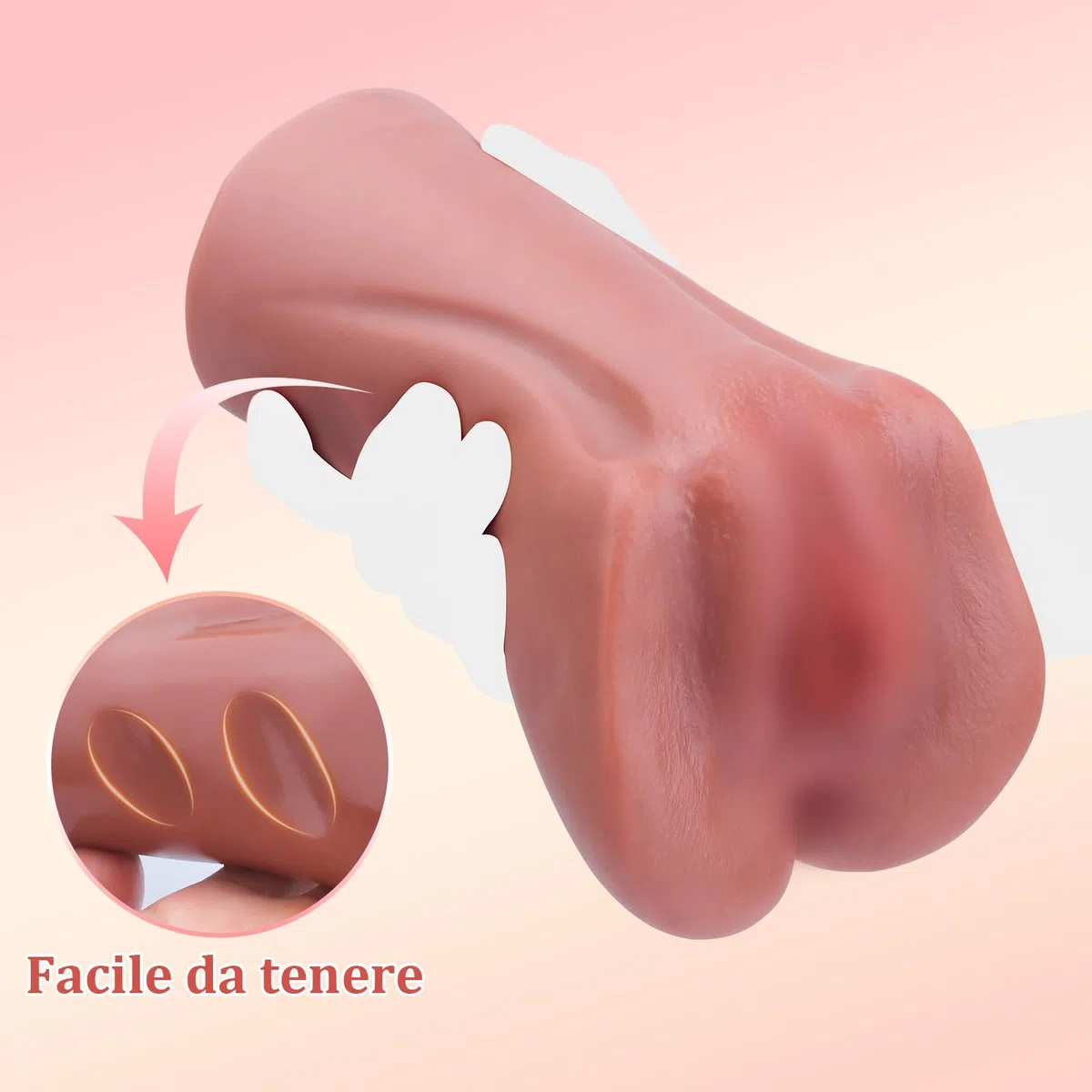 742G 3IN1 Realistico Masturbatore Uomo, Sex Toys Realistico Masturbarsi con 3D Vagina Finta Anale Pompino Giocattolo Del Sesso per Gli Uomini, Sexy Shop Hot Oggetti Sex Toysper per Uomini Sex Toy Uomo