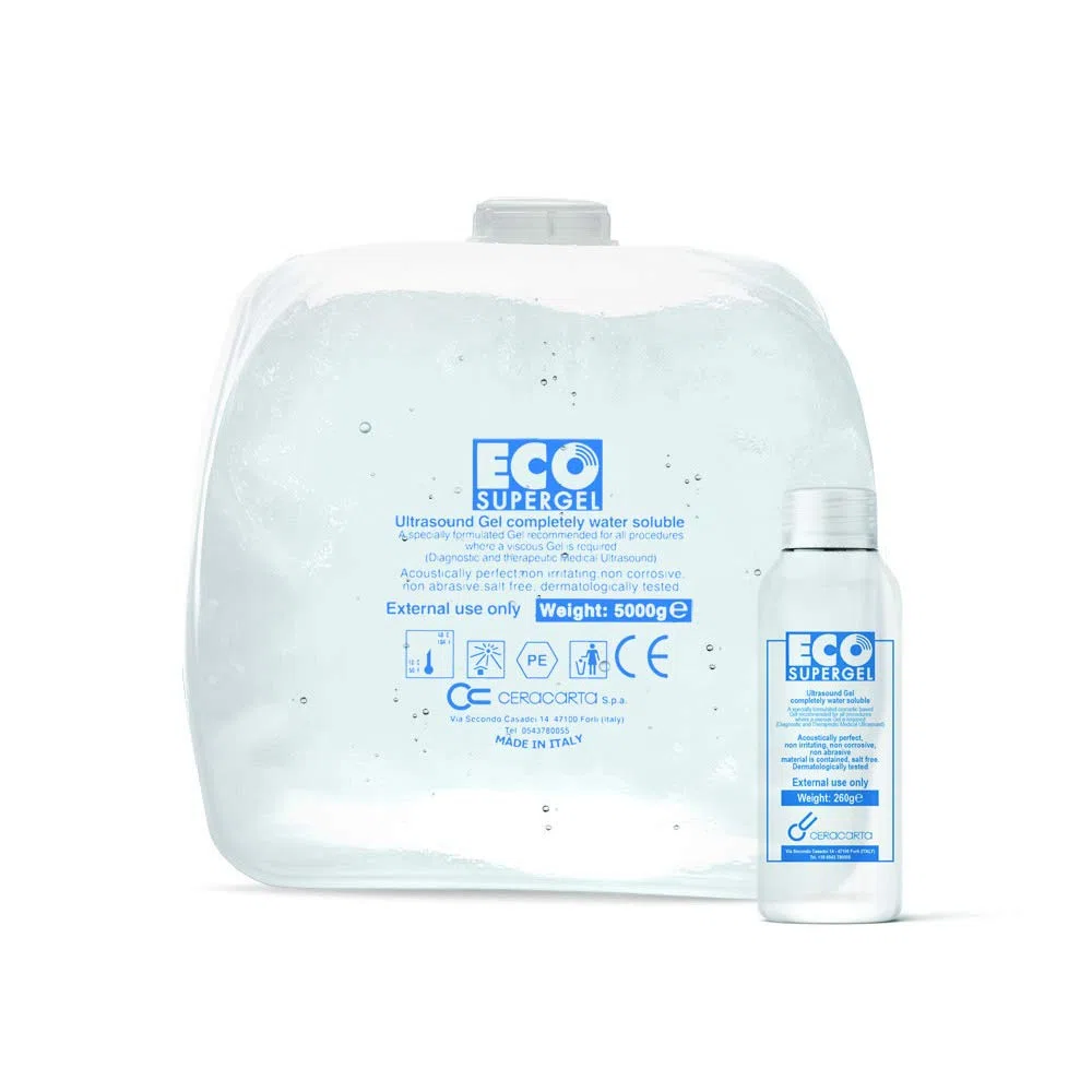 CERACARTA Gel Conduttore Trasparente Ultrasound da 5000 ml per Ecografia, Laser, Depilazione, Uomo, Donna