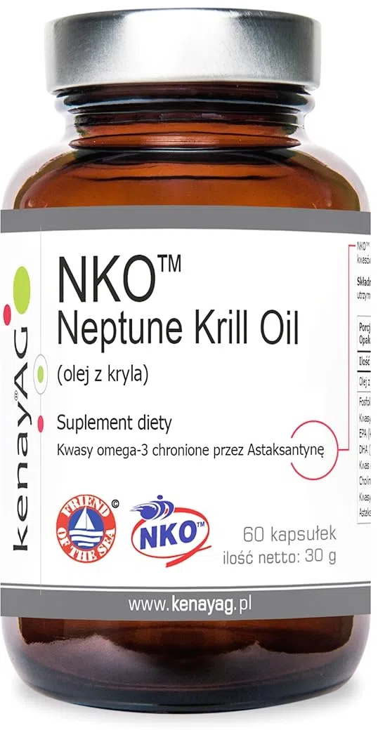 Krill Oil NKO Nettuno Krill Oil 500mg 60 capsule kenayAG