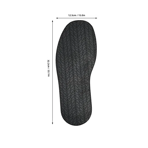 Suole Complete, 1 Paio di Suole Complete 12,8 Pollici di Lunghezza 5,1 Pollici di Larghezza Suole Complete Antiscivolo Suola in Gomma per Scarpe con Riduzione del Rumore per la