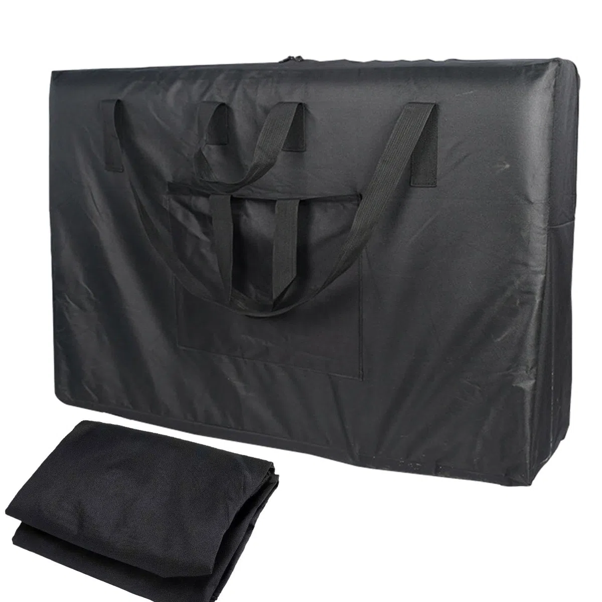 Borsa da massaggio per tavolo da massaggio, pieghevole, portatile, borsa per massaggi, borsa da massaggio, borsa da tavolo in tela con rotelle, fissaggio affidabile, borsa per il trasporto per tavolo