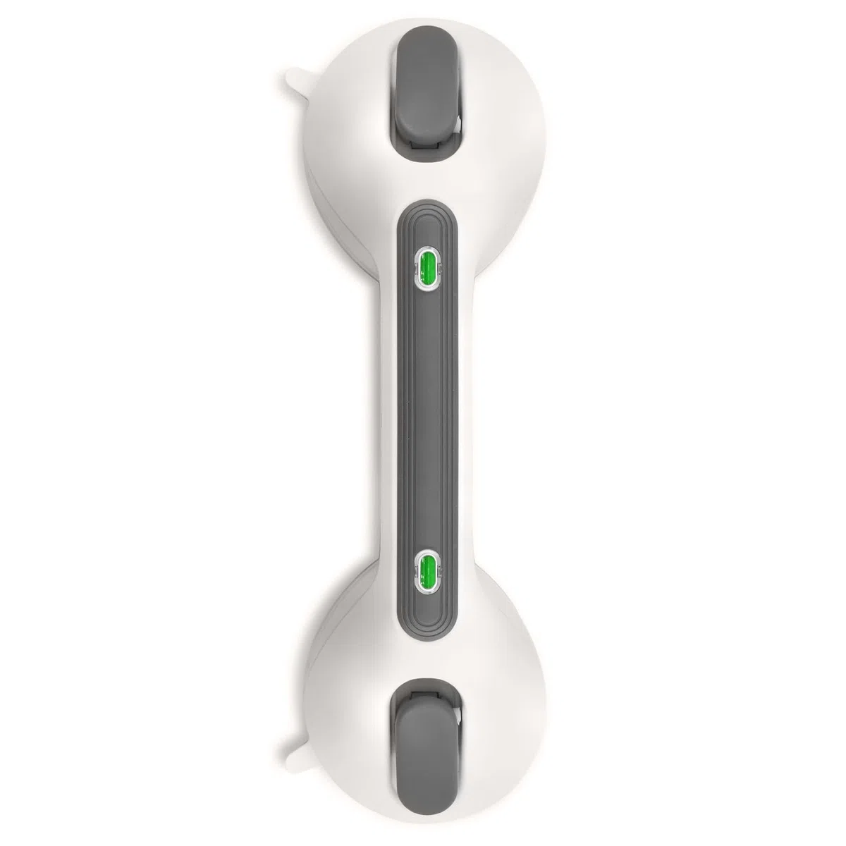 Newthinking maniglie ventosa da bagno 30cm, doccia anziani maniglia ventosa con Indicatore, maniglione ventosa bagno per Anziani disabili (Grigio scuro)