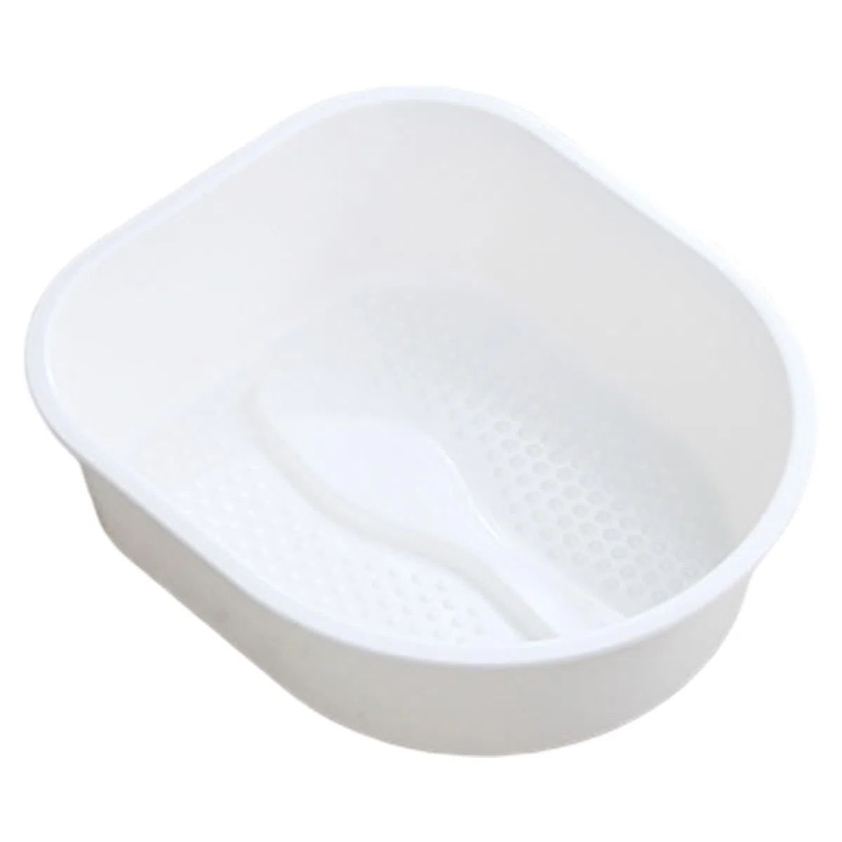 Vaschetta per pediluvio, 15x13x4, 5 Vaschetta per pediluvio portatile leggera con protuberanze massaggianti, Secchio per lavaggio domestico per lavare i piedi in ammollo per adulti, Lavabo b