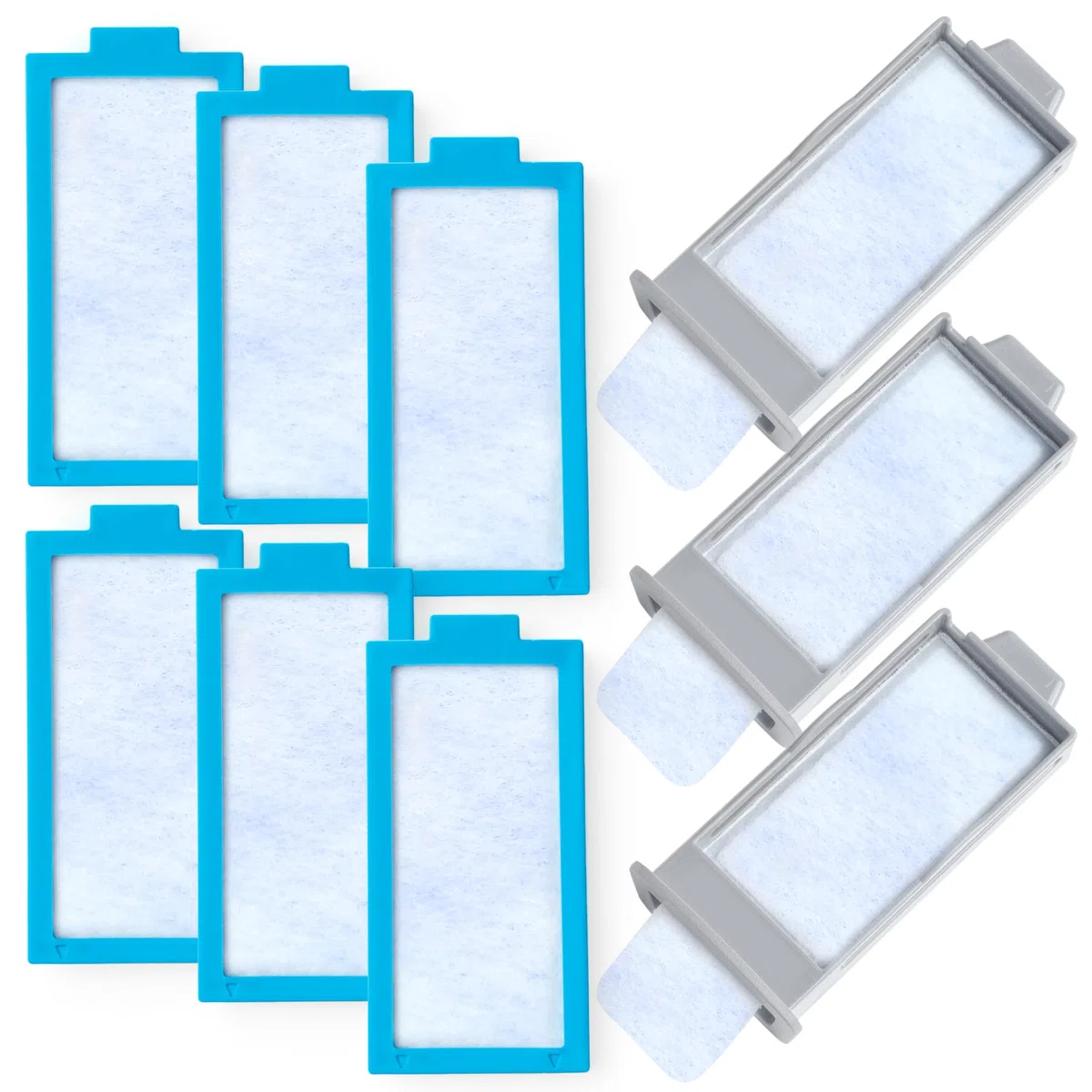 resplabs CPAP Filters for Philips DreamStation 2, 6 Disposable and 3 Reusable (Pack of 9) - Fits All DS2 CPAP and BiPAP - NOT for DreamStation 1