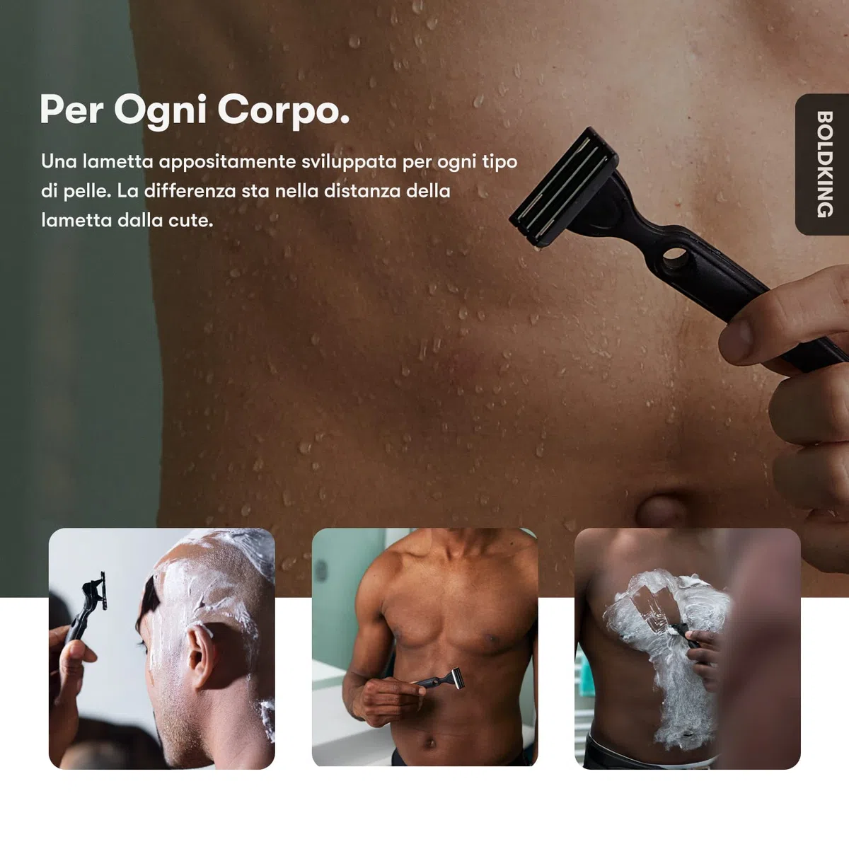 Boldking - The Refill Blades - Lame di Ricambio per Uomo - Pelle Sensibile - Duopack