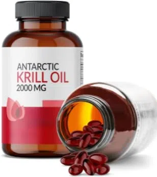 Olio di krill antartico - Senza OGM, senza glutine e senza soia, ingredienti di altissima qualità, 1 pz.