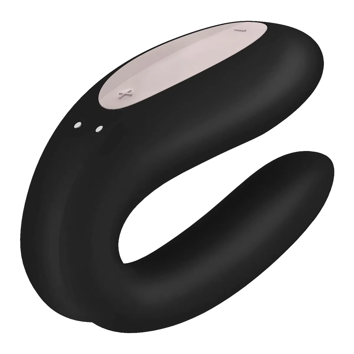 Satisfyer Double Joy Connect App Vibratore di Coppia | Migliora la Stimolazione di Clitoride, Punto G e Pene | Sex Toy impermeabile (IPX7) e ricaricabile | Sex Toys sessuale per Adulti in Nero