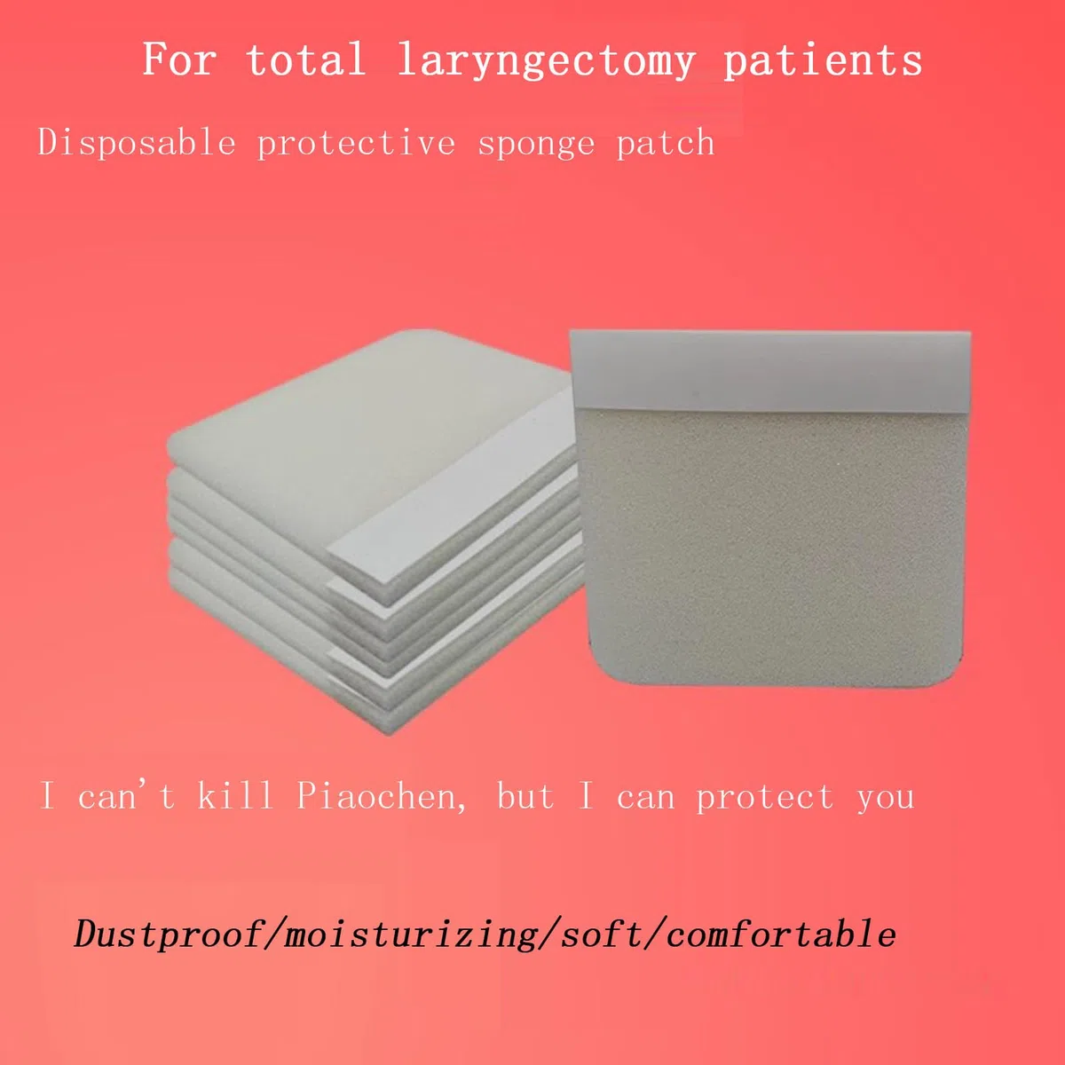Protezione per Incisioni Trachea per Collo, Collo Stoma Collo di Copertura Trach Scudo A Prova di Polvere Copristoma Adesivi, Tracheostomia, 30/120/270 PCS, Bianco