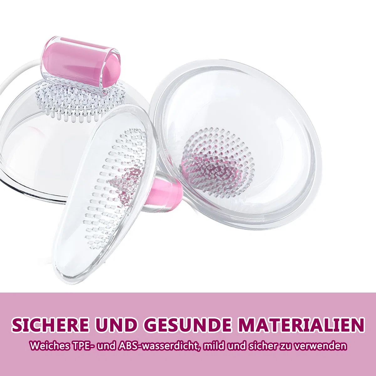 BDSMYEE Vibratore per capezzoli con succhiatore per clitoride per donne, vibratore con 10 modalità, stimolatore per capezzoli, giocattolo sessuale SM per coppie estreme, giocattolo sessuale