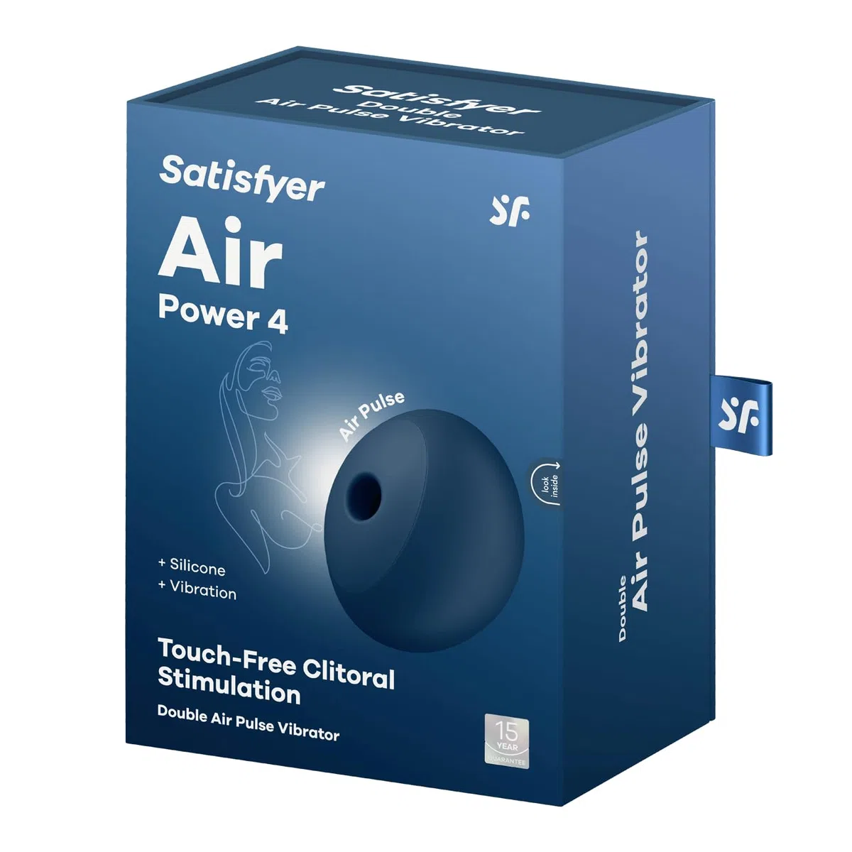 Satisfyer Air Power 4 Air Pulse & Clitoral Vibratori | 11 Programmi di Onde di Pressione e 12 Programmi Vibrazione | Sex Toys per Donne | Vibratore e Stimolatore