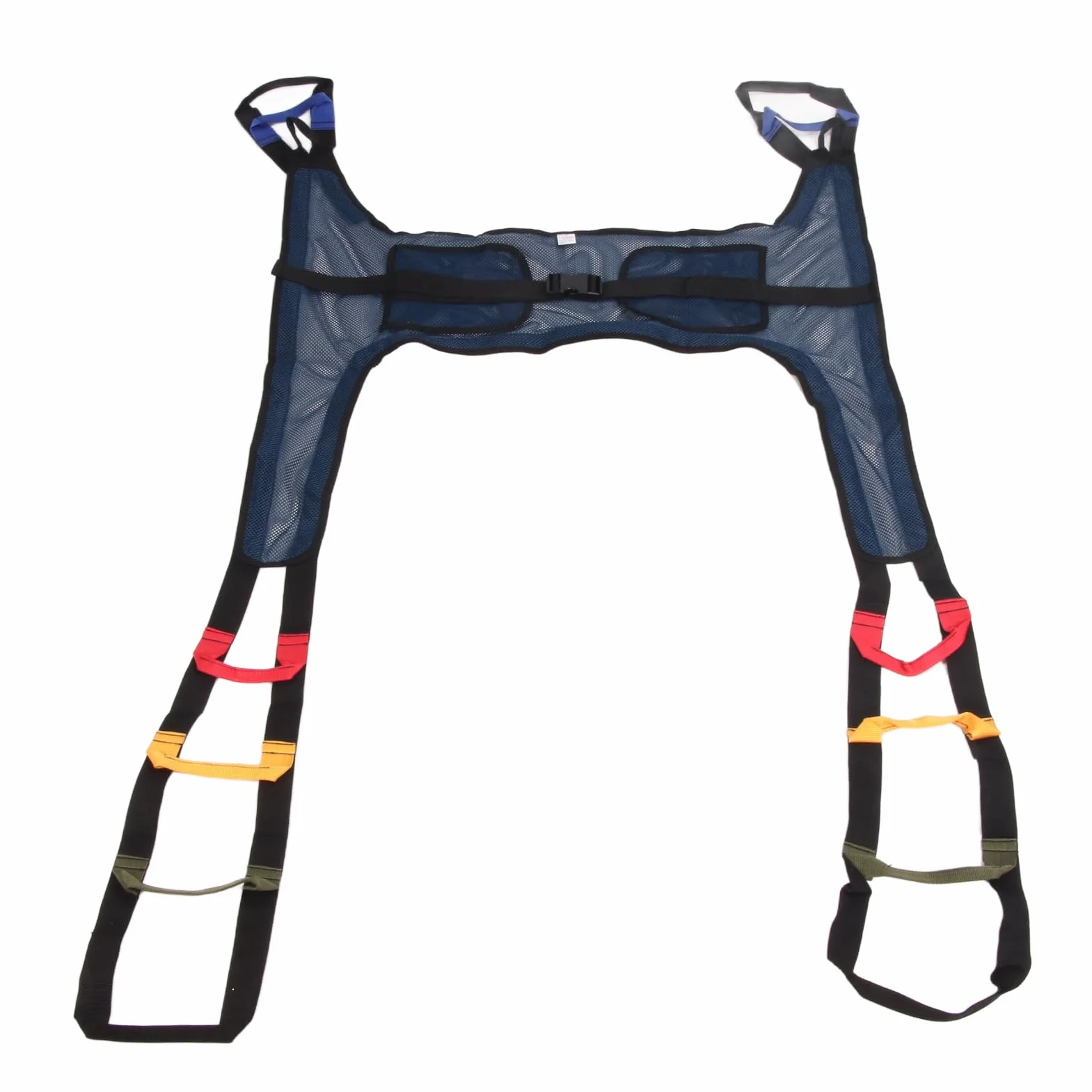 Imbracatura Per Sollevamento del Paziente Imbracatura a Rete Grande, Imbracatura Per Sollevamento del Paziente in Nylon Imbottito Ausilio Per Il Trasferimento del Sollevamento del Paziente Per L'addes