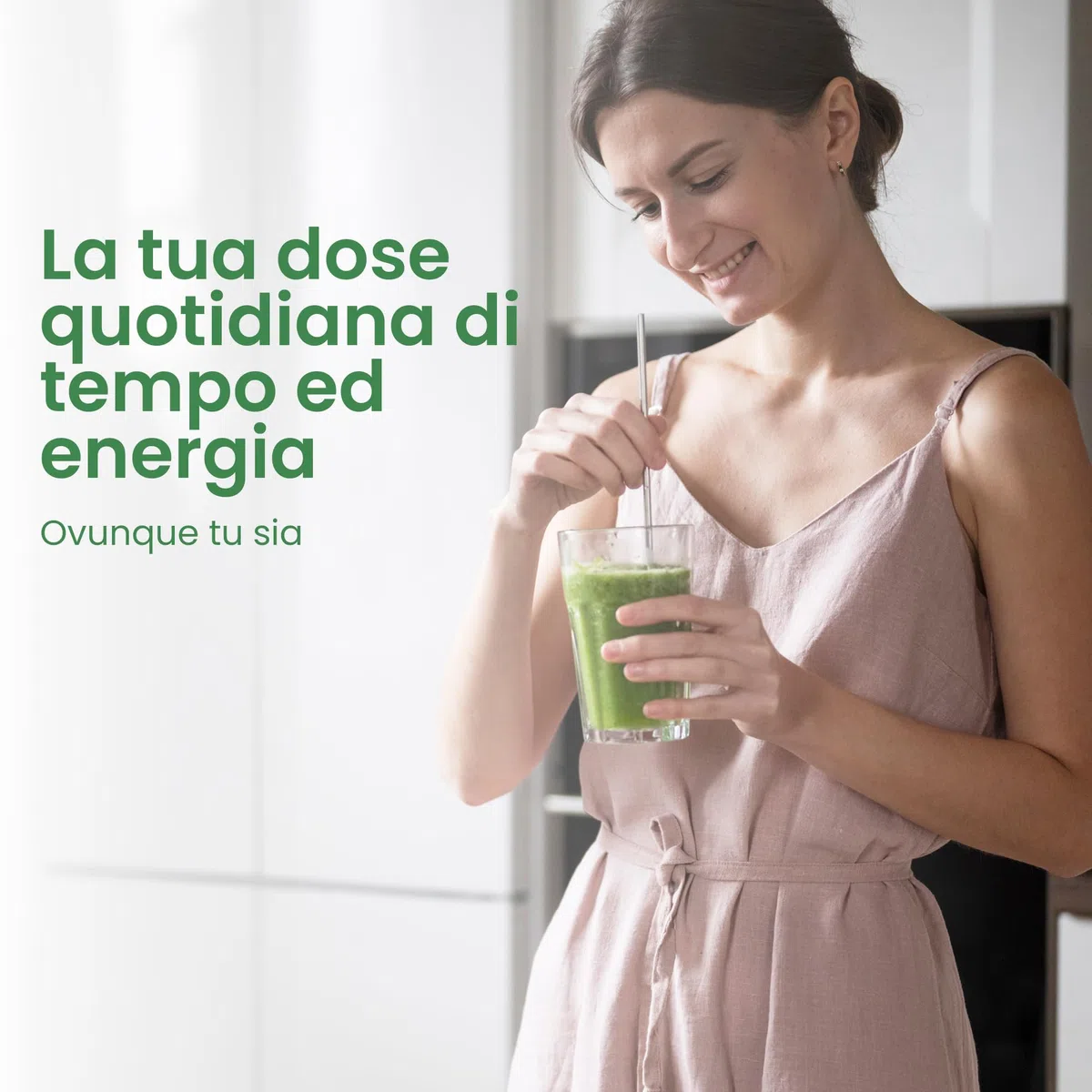GREENORA Polvere di Spirulina, Spinaci, Zenzero, Cavolo Riccio, Mango e Kiwi per Smoothie. Frutta e Verdura Liofilizzata 100% Naturale. Vegan. 100g