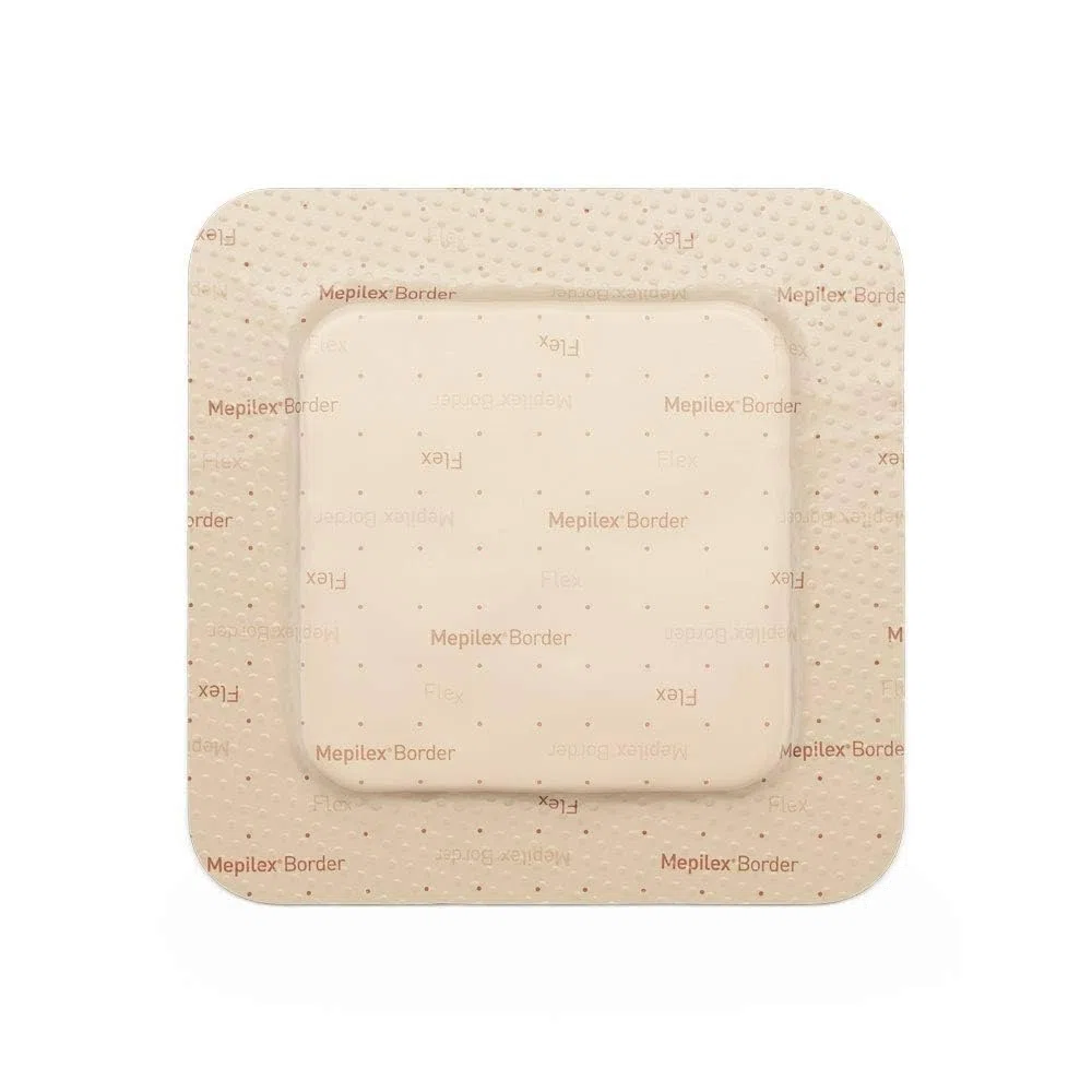 Mepilex Border Flex, 10 x 10 cm, Medicazione “all-in-one” con tecnologia proprietaria Flex 10x10 cm - Conf da 5pz