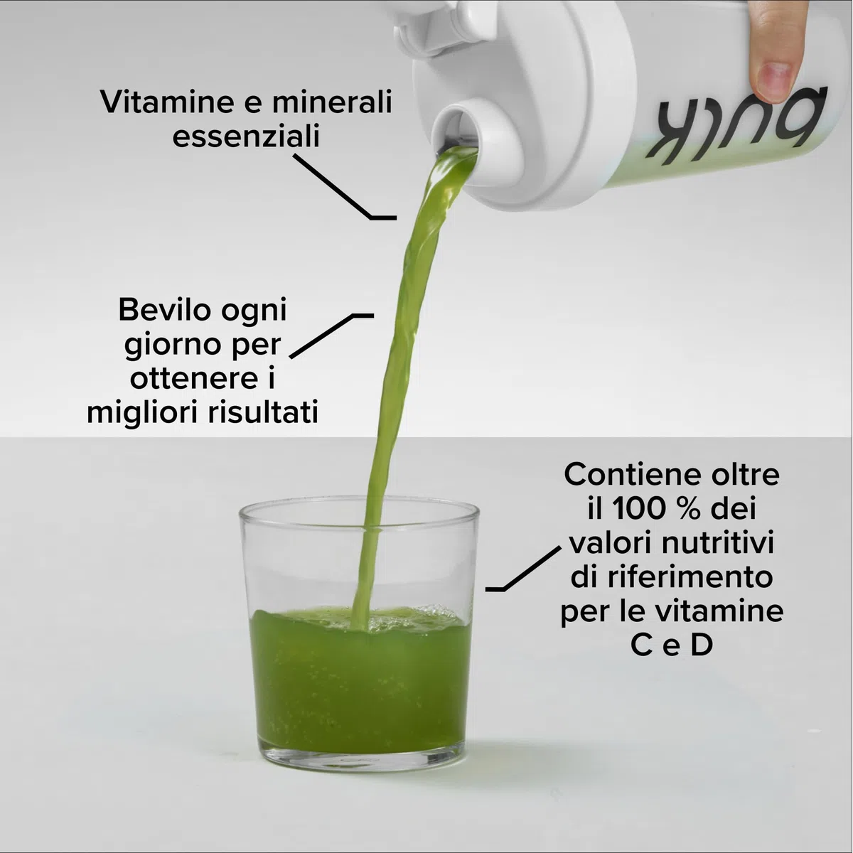 Bulk Everyday Super Greens Polvere | Originale | 30 Porzioni | Con 50 Vitamine, Minerali & Superfood | Ricco di Vitamina C, D & B12 | Supporta Immunità & Benessere