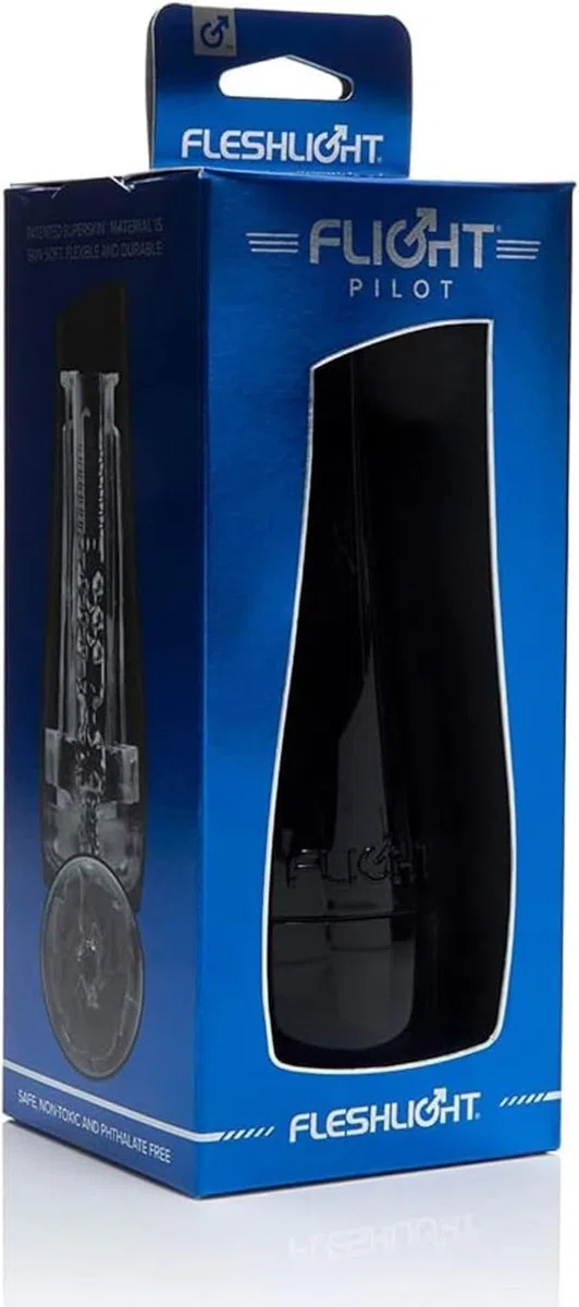 Fleshlight Flight Pilot - masturbatore SuperSkin compatto e discreto, sex toy estremamente realistico