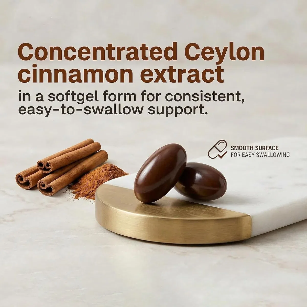 2026 New El-orita Ceylon Cinnamon Softgels con olio MCT, 300 softgel, vero integratore di cannella di Ceylon, non OGM, senza glutine, delicato supporto quotidiano per il benessere (2 pezzi)