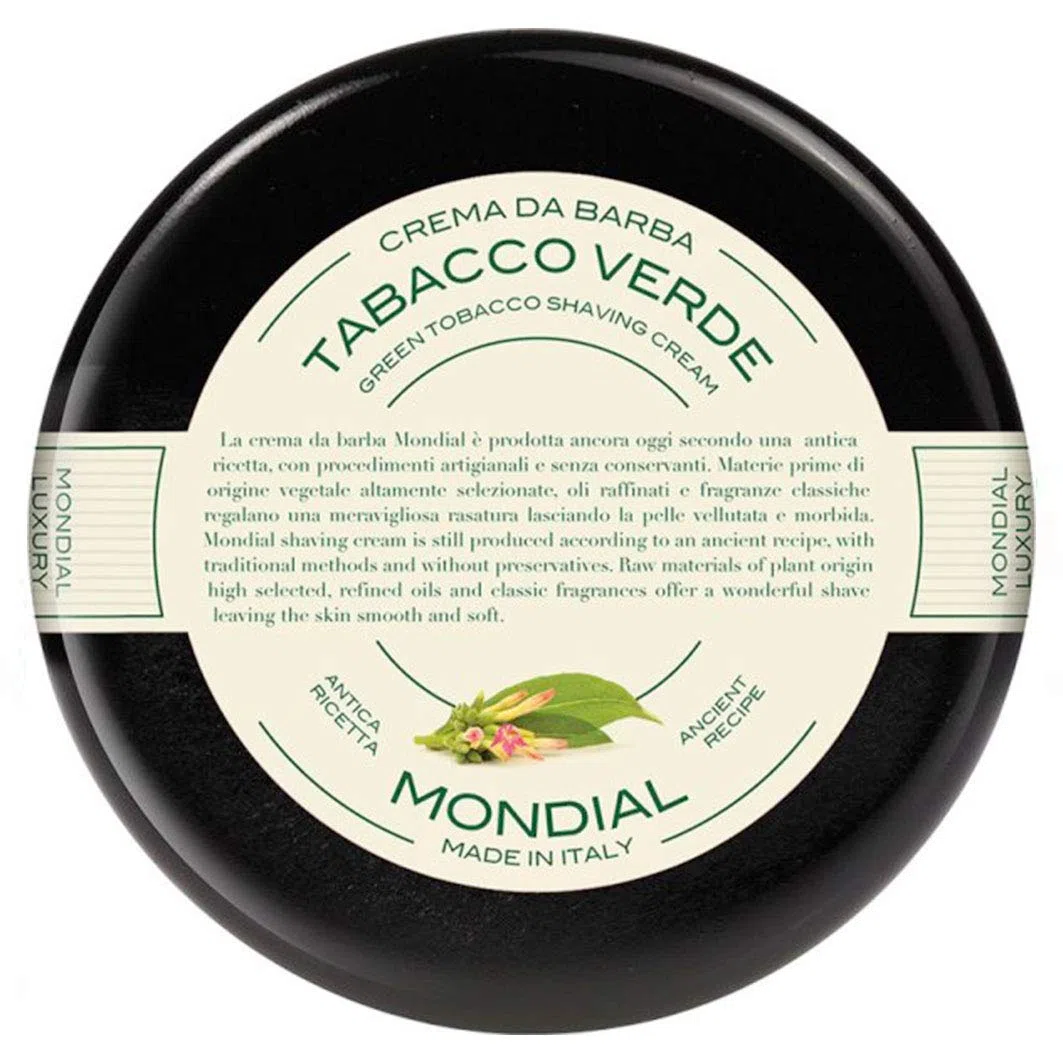 Mondial Crema Barba, Tabacco Luxury - 150 ml