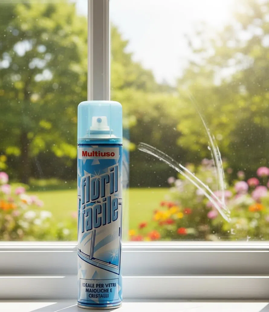 Floril Facile Multiuso Vetri,Maioliche,Cristalli 300 ml CONFEZIONE 6 PEZZI