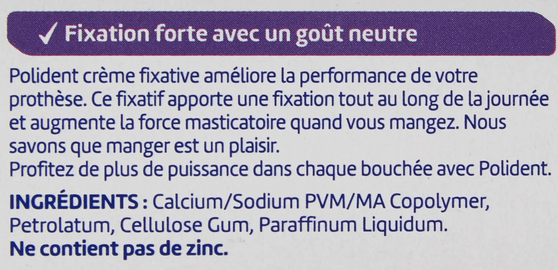 Polident Crema Fissativa per Protesi Parziali/Completa Cura & Tolleranza 70 g