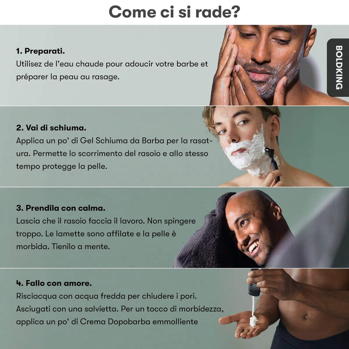 Boldking - The Refill Blades - Lame di Ricambio per Uomo - Pelle Sensibile - Duopack